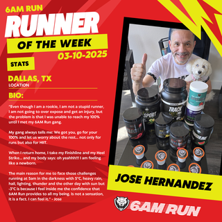 6AMRunner of The Week (3-10-25) - 6AM RUN