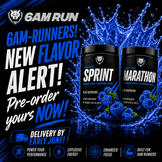Don't BE BLUE! Attention 6AM-Runners, NEW FLAVOR ALERT!