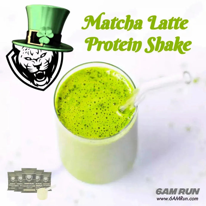 🍵 6AMRun.com 's Matcha Latte Protein Shake is PURE 🔥 - 6AM RUN