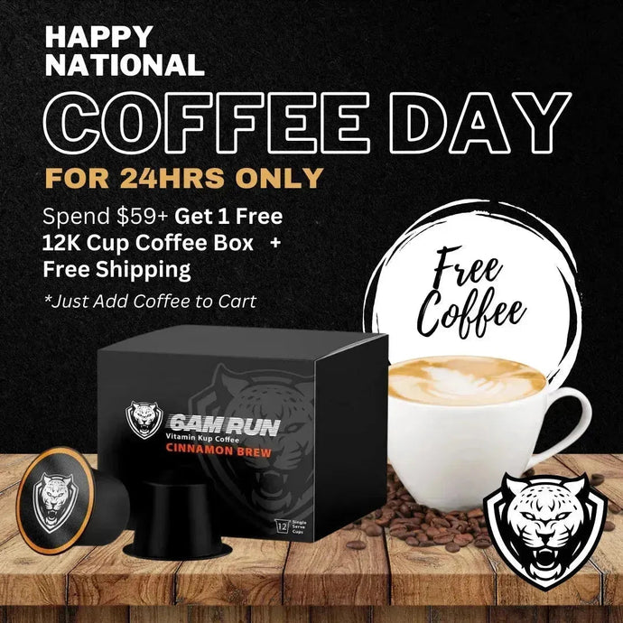 Happy National Coffee Day! Get a FREE Box of Coffee with Your Order! - 6AM RUN