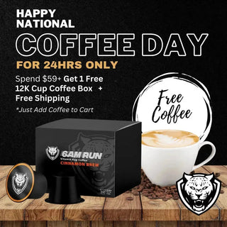 Happy National Coffee Day! Get a FREE Box of Coffee with Your Order! - 6AM RUN