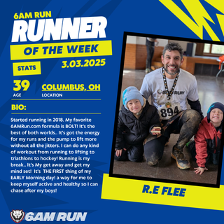 6AMRunner of The Week (3-3-25) - 6AM RUN