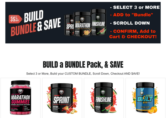 BUILD Bundle & SAVE!