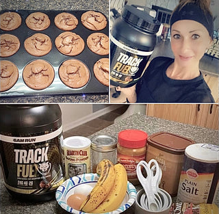 Flourless Chocolate Protein Muffins (Using 6AMRun Chocolate Whey Protein) - 6AM RUN