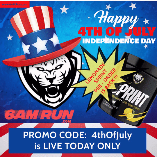 Happy 4th, & Big 4th Of July NEWS! - 6AM RUN