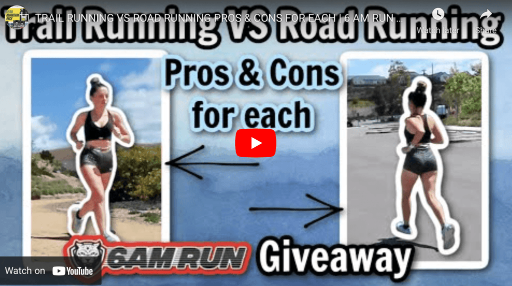 Ali Runs Blog "Trail vs Road Running" - 6AM RUN