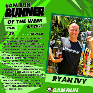 6AMRunner of The Week (4-7-25) - 6AM RUN